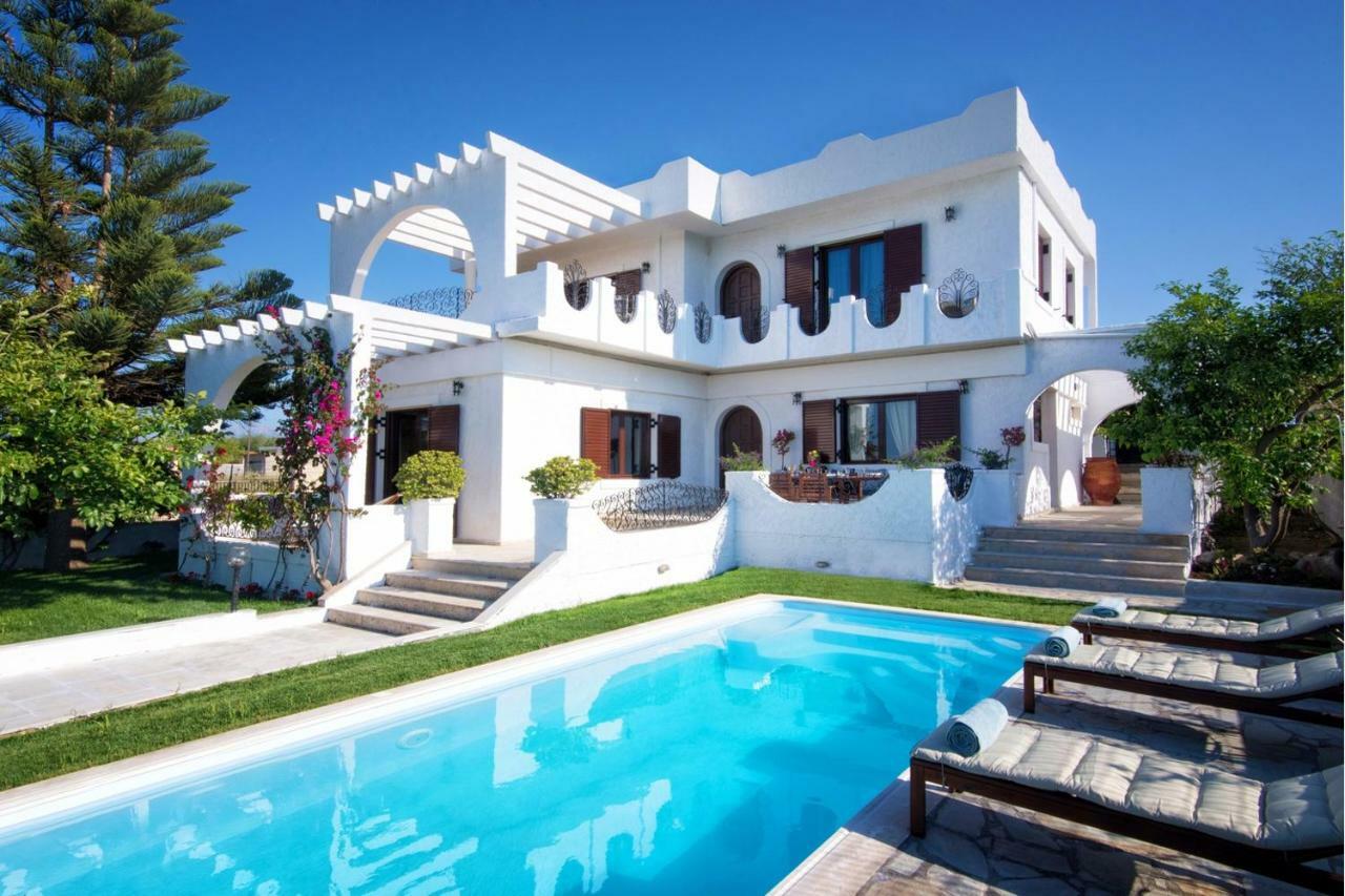 Luxury Villa Rosita W Heated Pool - Nature And Relax Epano Vathia Exterior foto