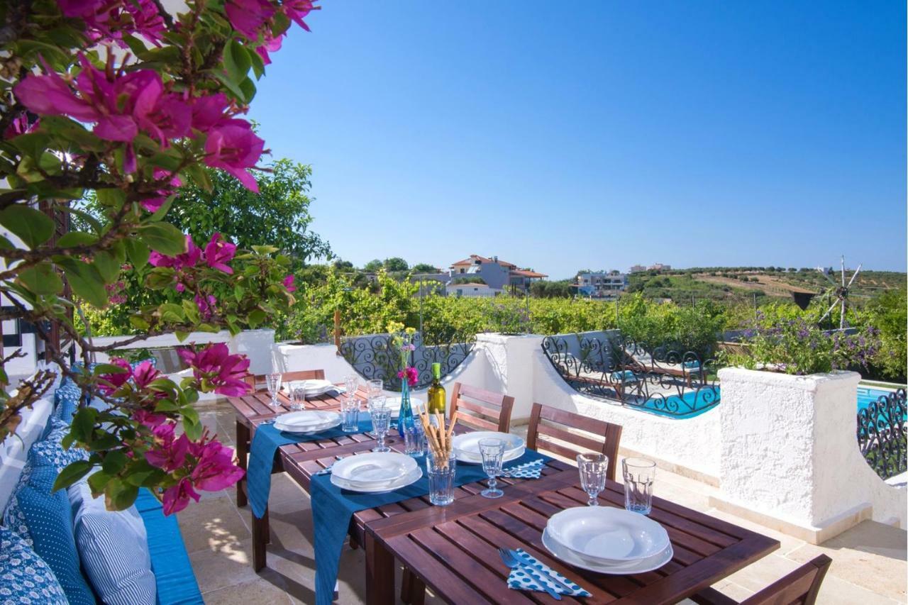 Luxury Villa Rosita W Heated Pool - Nature And Relax Epano Vathia Exterior foto